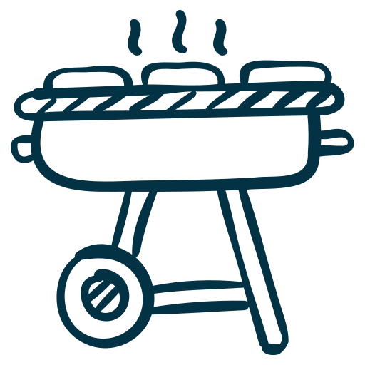 Grill przy każdym domku